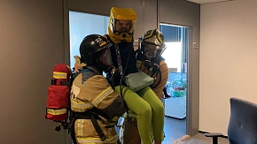 Противопожарная тренировка в БЦ «Примиум»